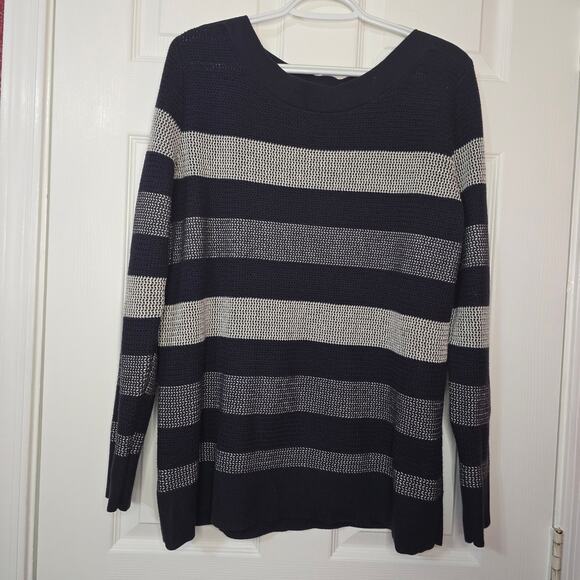 Market & Spruce Waffle Knit Oversized Sweater - Size XL - Picture 7 of 8
